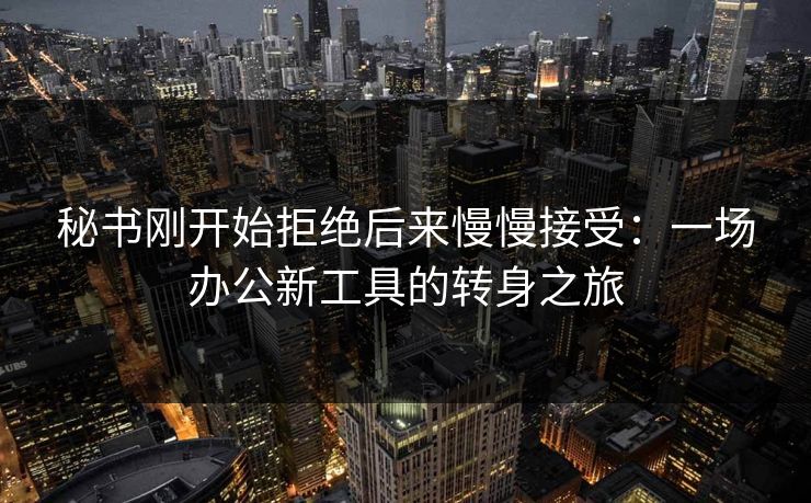 秘书刚开始拒绝后来慢慢接受：一场办公新工具的转身之旅